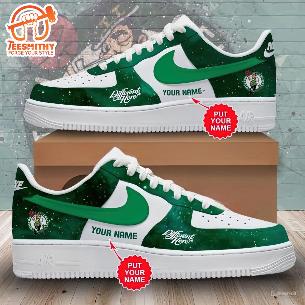 Personalized Boston Celtics Air Force 1 Sneaker