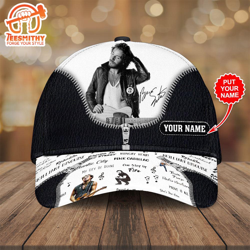 Personalized Bruce Springsteen Classic Cap 3D Hat Trendding New