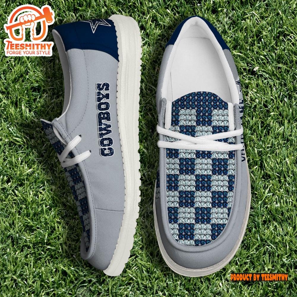 Personalized Dallas Cowboys NFL 32 Teams HeyDude Canvas Loafer Shoes