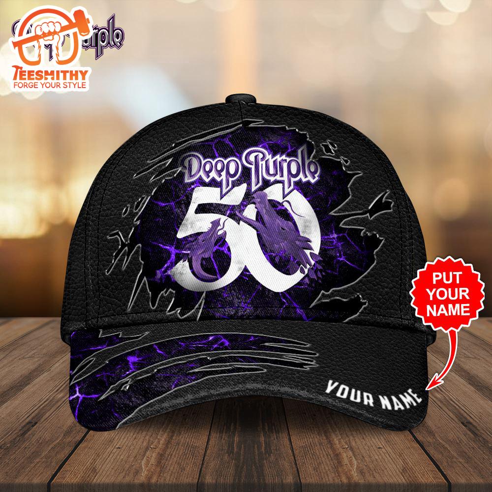 Personalized Deep Purple Classic Cap Gift Christmas For Fans