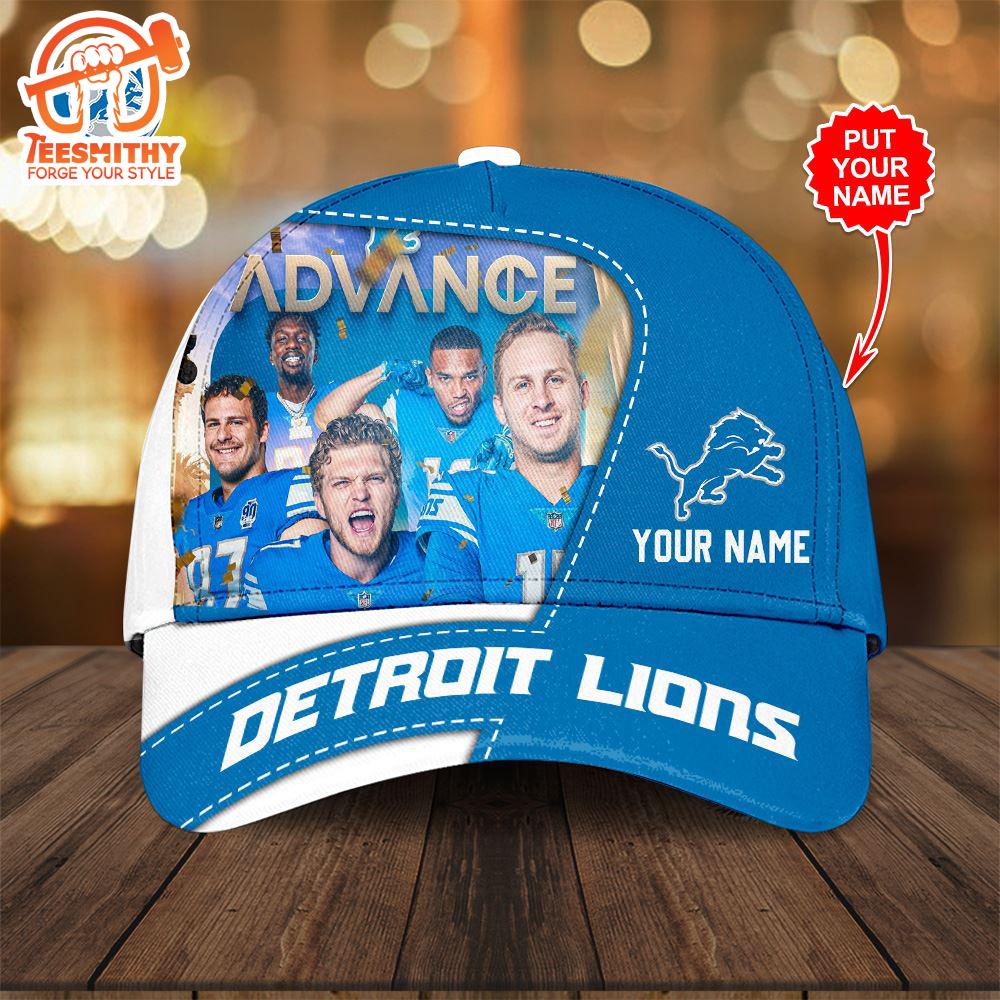 Personalized Detroit Lions 2024 Logo New, 3D Classic Hat Cap Gift Xmas