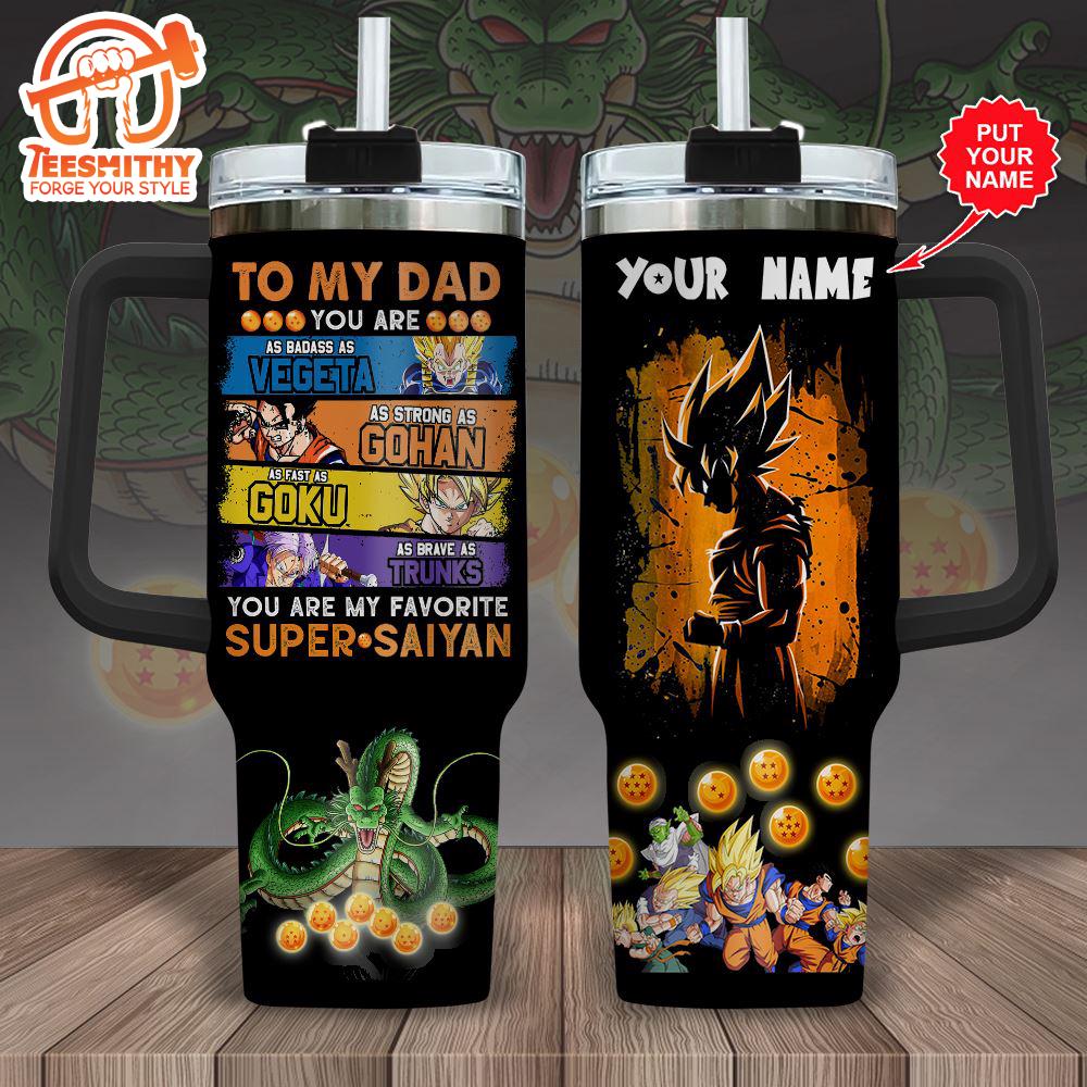 Personalized Dragon Ball 40oz Stanley Tumbler For Fan Gift Christmas