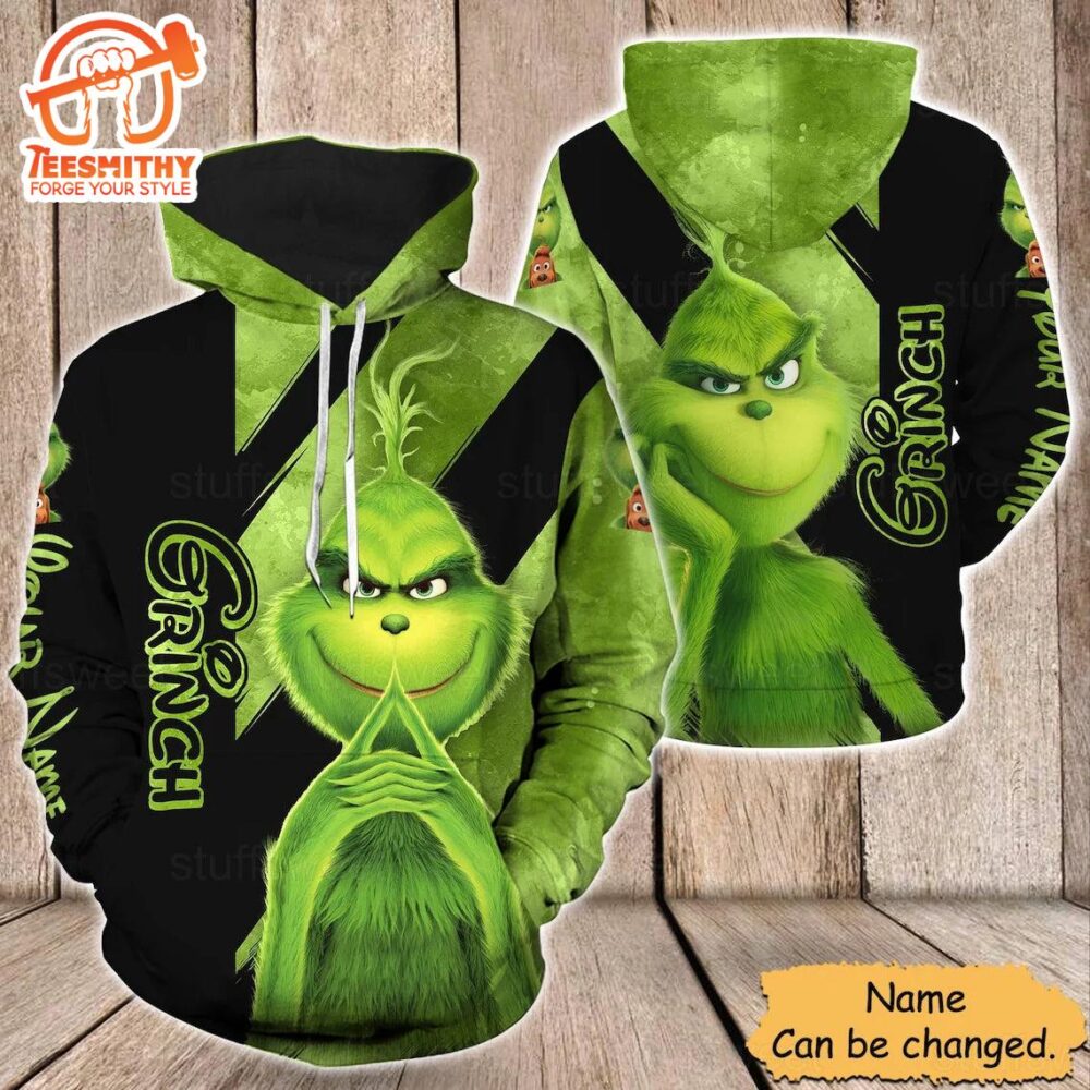 Personalized Grinch Lover Hoodie and Leggings