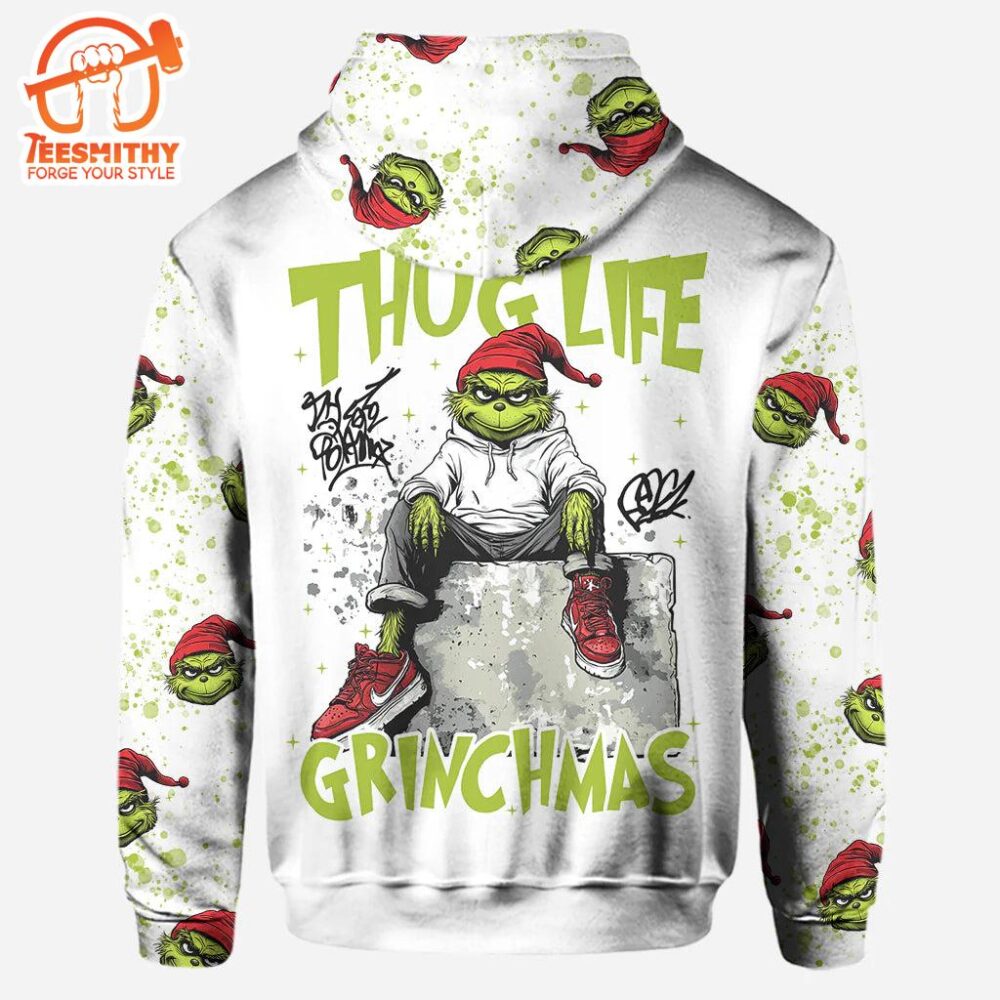 Personalized GrinchChristmas Hoodie and Leggings DN100 9525825896734