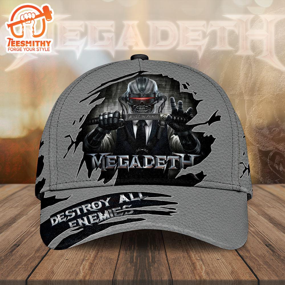 Personalized Megadeth Band Classic Cap 3D Hat Trendding New