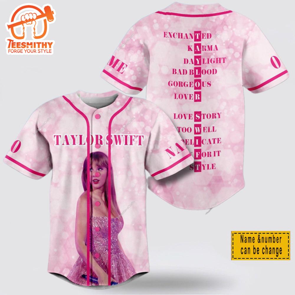 Personalized Name & Number The Eras Tour Baseball Jersey Shirts