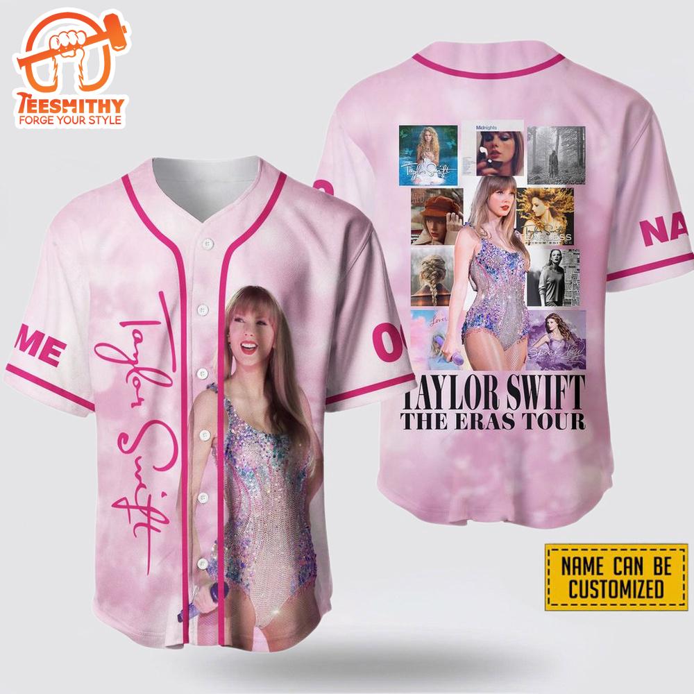 Personalized Name The Eras Tour Taylor Swift Baseball Jersey Shirts