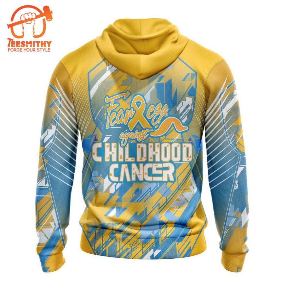 Personalized NFL Arizona Cardinals Fearless Against Childhood Cancers Hoodie  Gift Christmas