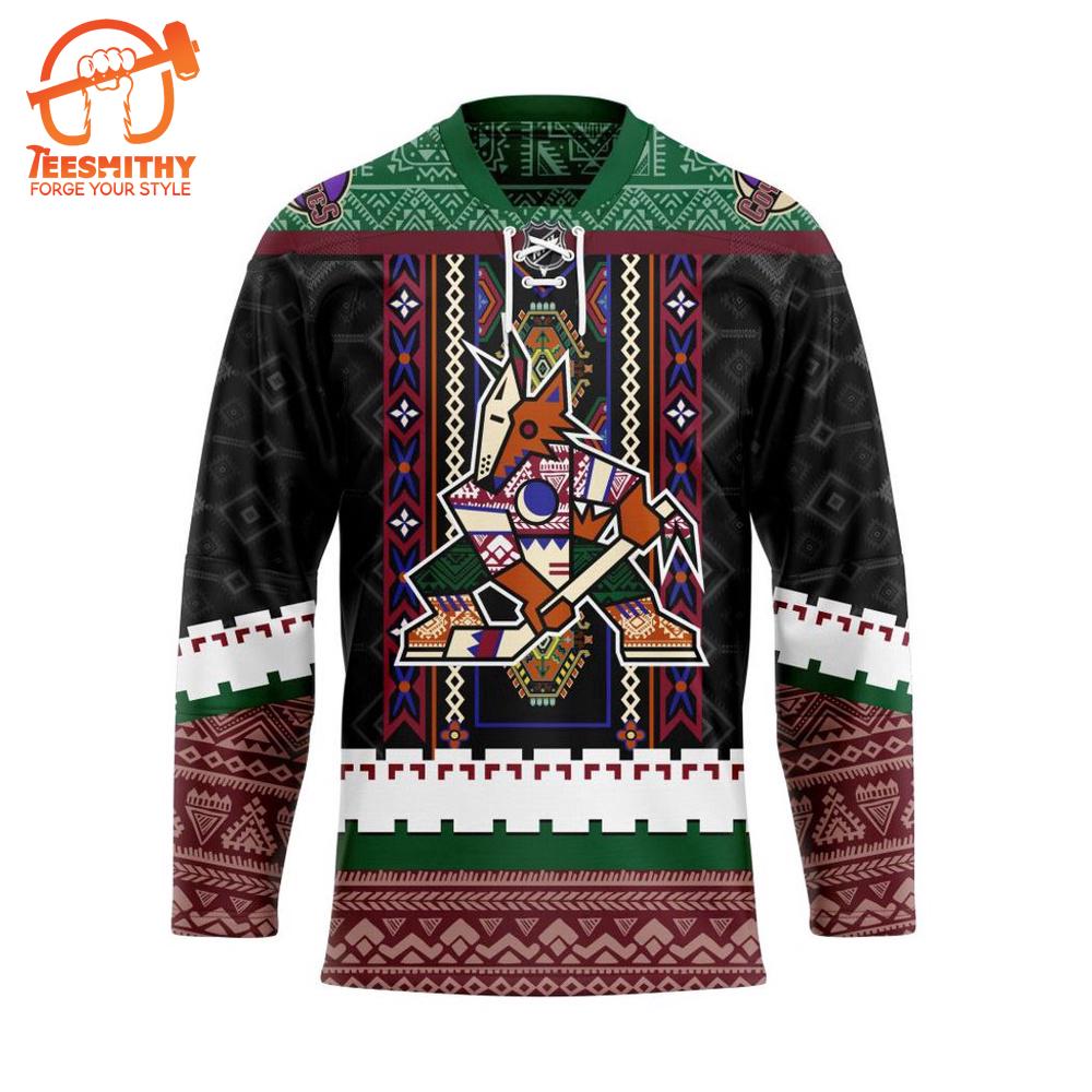 Personalized NHL Arizona Coyotes Native Hockey Jersey Design 2024