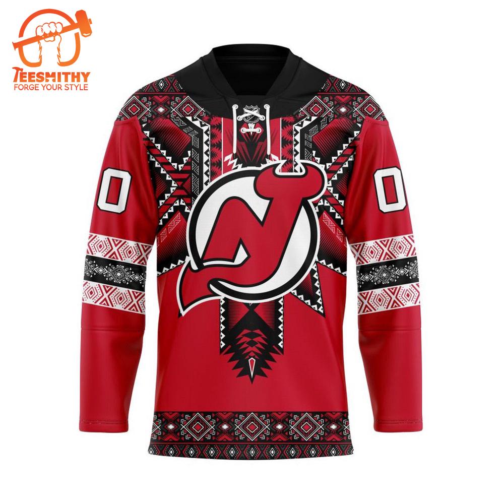 Personalized NHL New Jersey Devils Native Hockey Jersey Design 2024