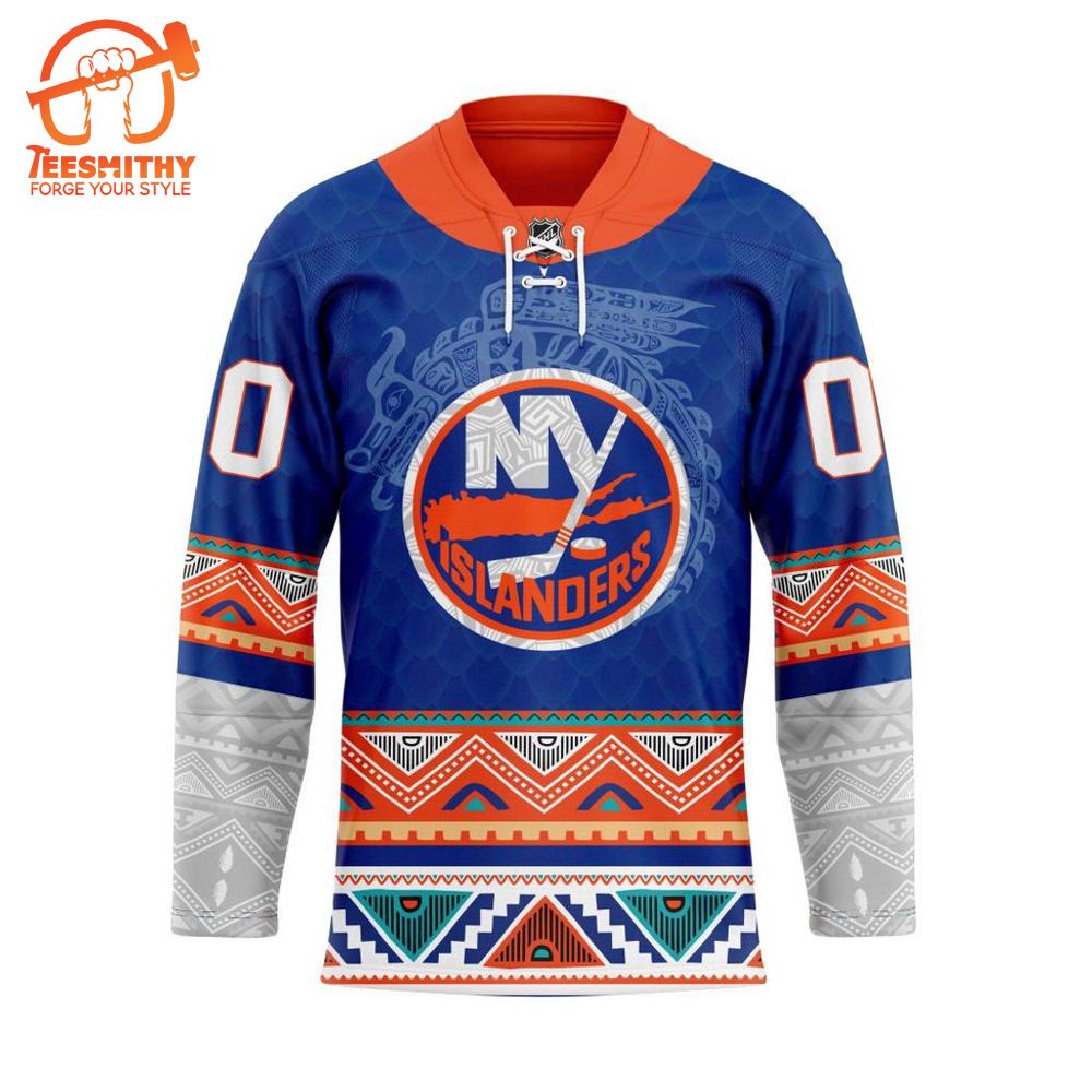 Personalized NHL New York Islanders Native Hockey Jersey Design 2024