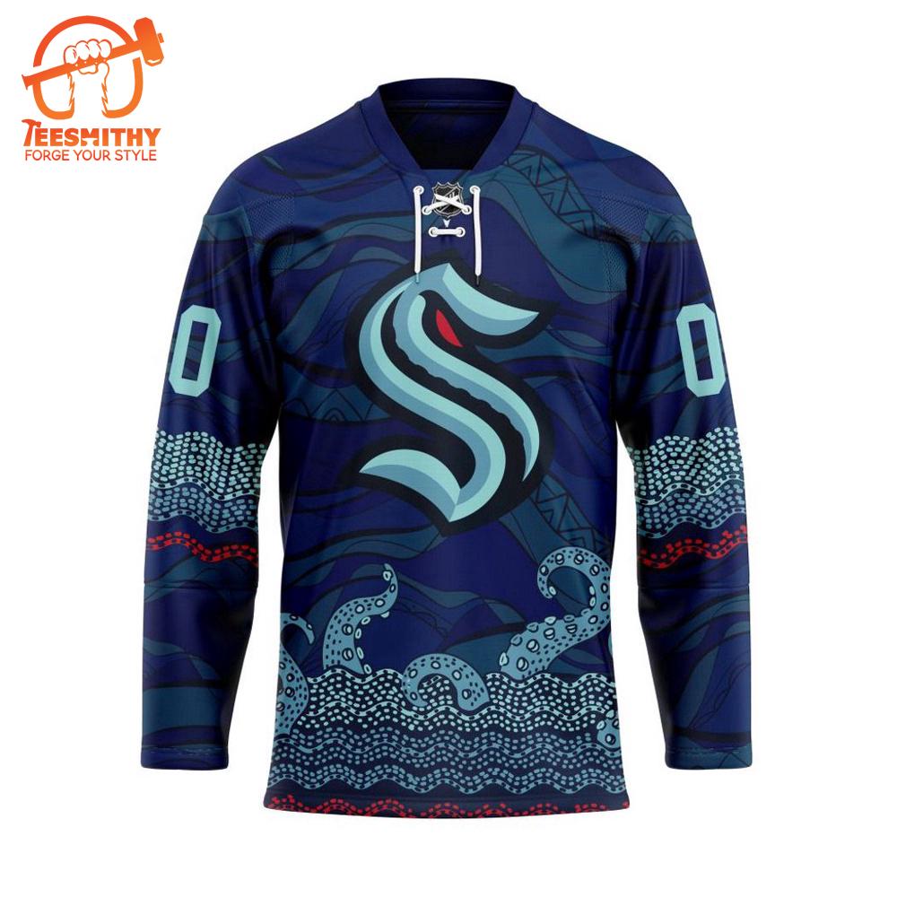 Personalized NHL Seattle Kraken Native Hockey Jersey Design 2024