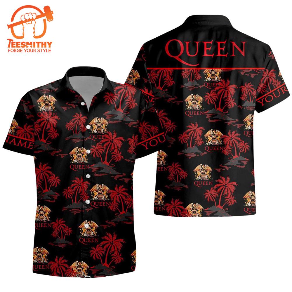 Personalized Queen Tropical Royalty Hawaiian Shirt