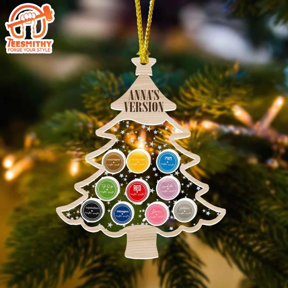 Personalized Swiftie Shaker Ornament