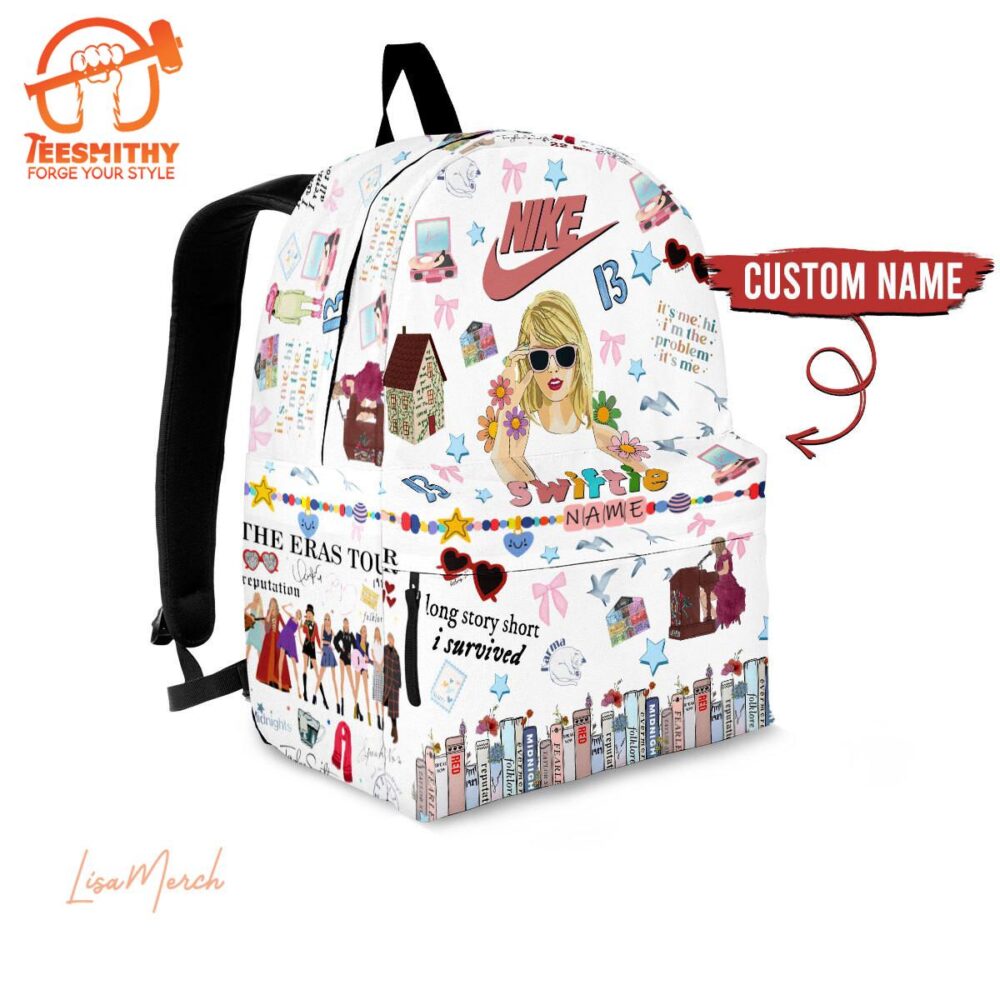 Personalized Taylor Swift Backpack, The Eras Tour Backpack