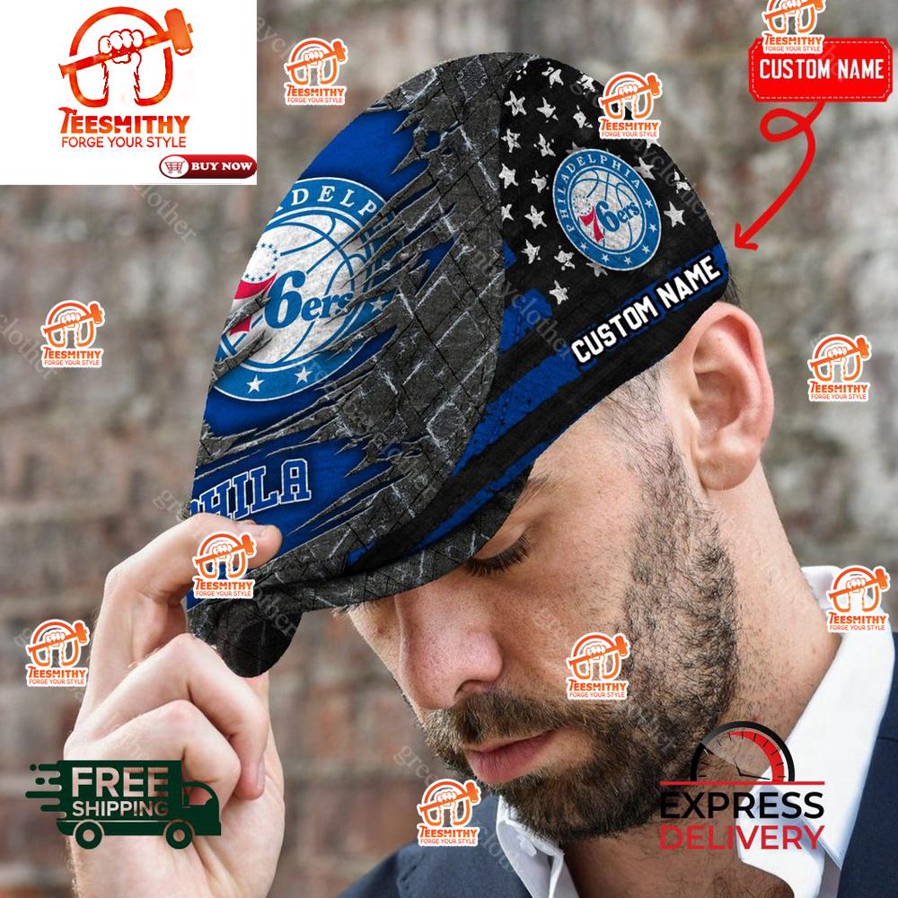 Philadelphia 76ers NBA Personalized Jeff Cap