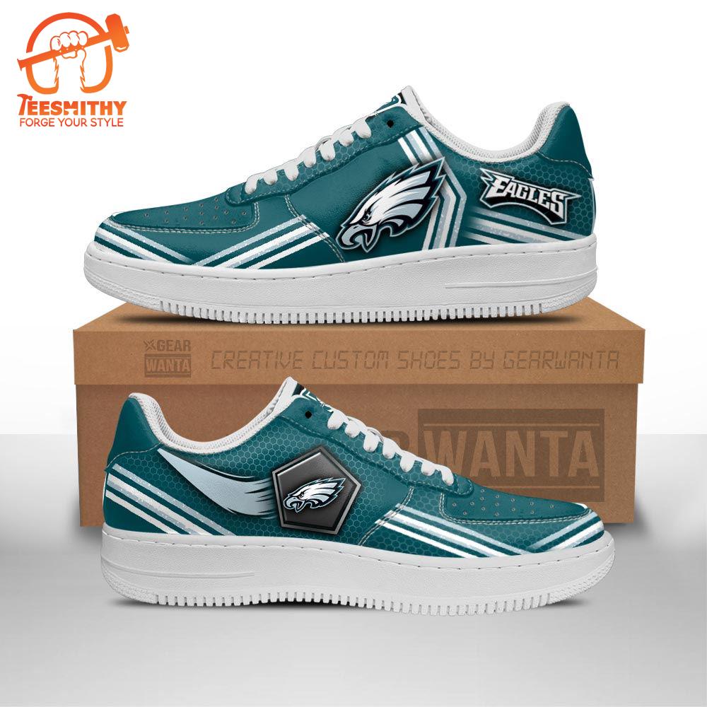 Philadelphia Eagles Air Sneakers Custom Force Shoes For Fans  Gift For Christmas