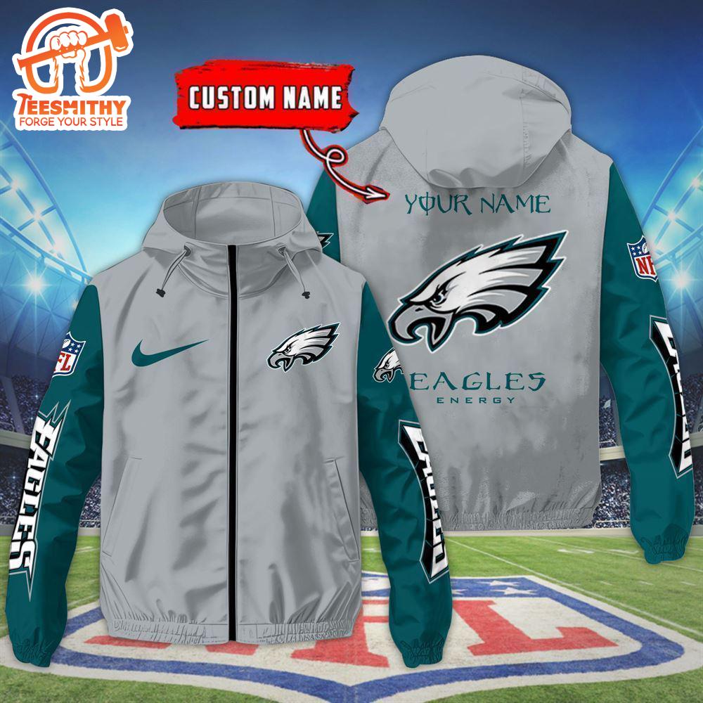 Philadelphia Eagles Custom Name Outdoor Jacket