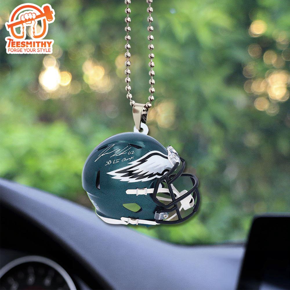 Philadelphia Eagles Custom Shape 2-sided Acrylic Car Ornament