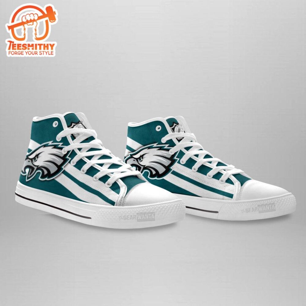 Philadelphia Eagles High Top Shoes Custom