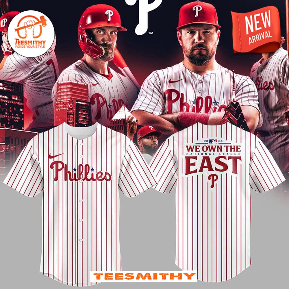 Philadelphia Phillies National League East 2024 Champions Baseball Jersey