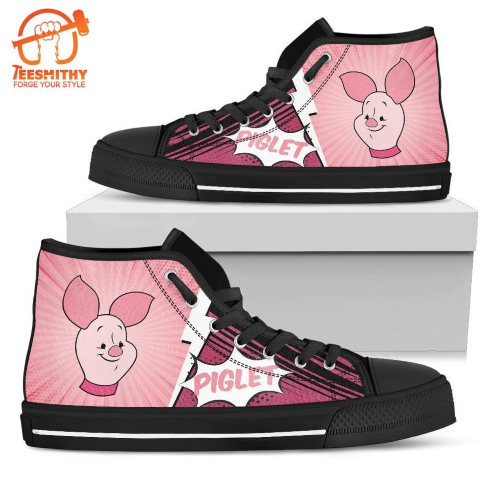 Piglet Sneakers Winnie The Pooh Friends High Top Shoes Fan