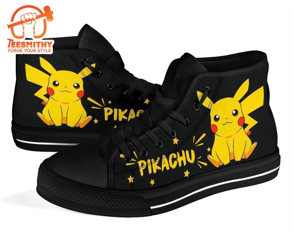 Pikachu High Top Shoes Custom Pokemon Sneakers