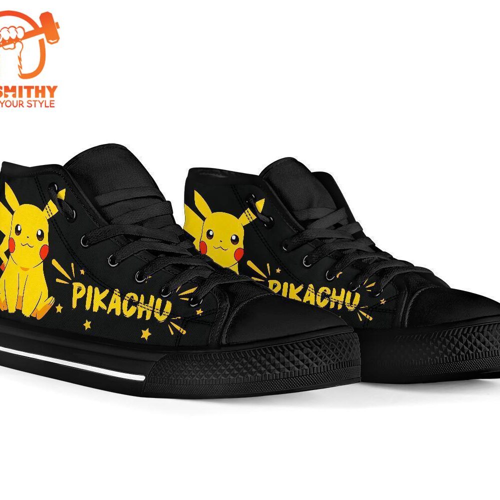 Pikachu High Top Shoes Custom Pokemon Sneakers