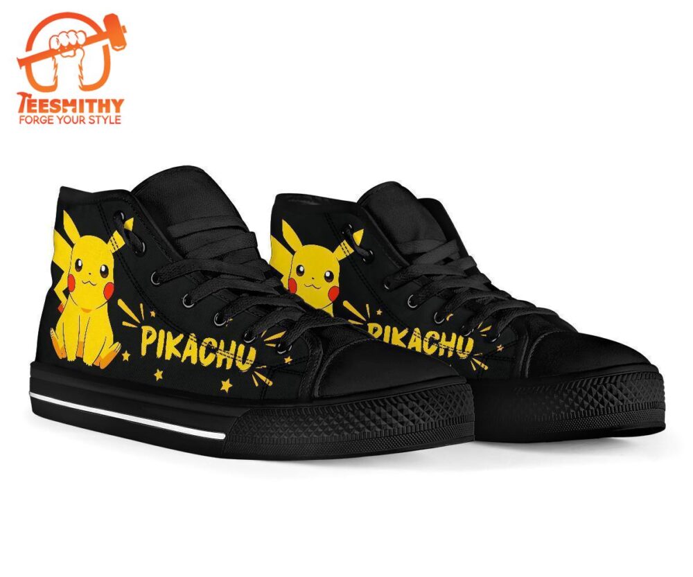 Pikachu High Top Shoes Custom Pokemon Sneakers