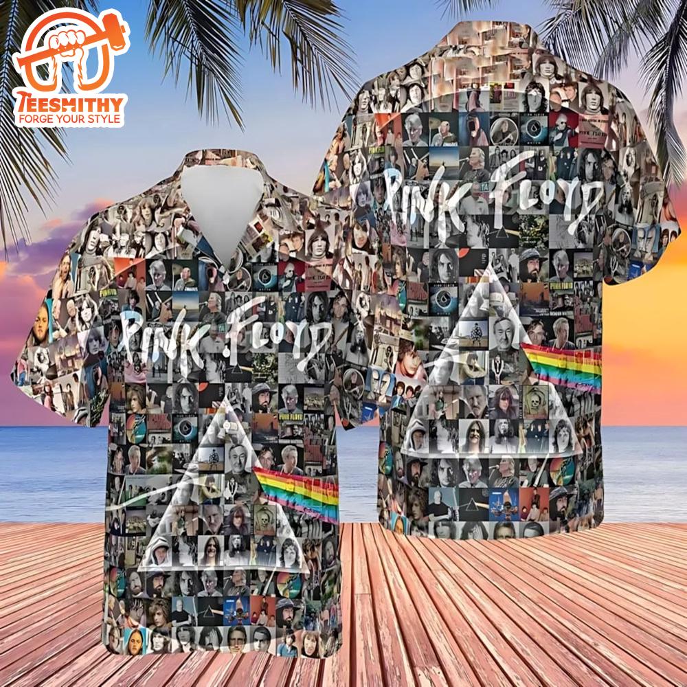 Pink Floyd Album Collage Picture Hawaiian shirt