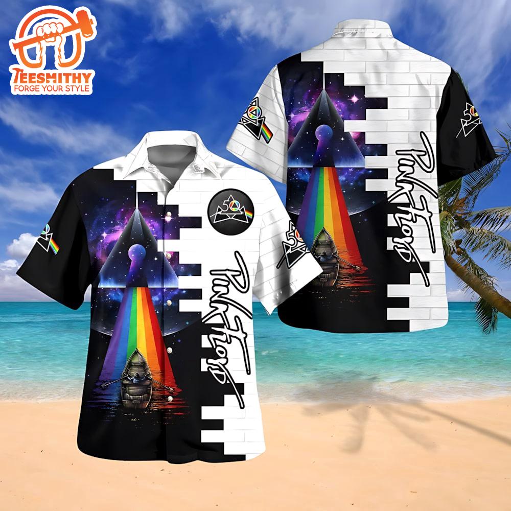 Pink Floyd Another Brick in Paradise Hawaiian Fusion Shirt