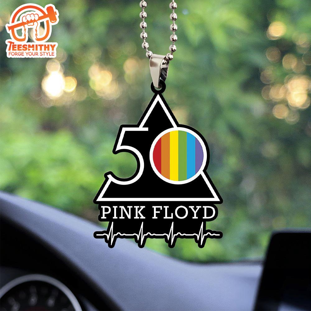 Pink Floyd Custom shape 1-sided Acrylic Car Ornament Gift For Xmas