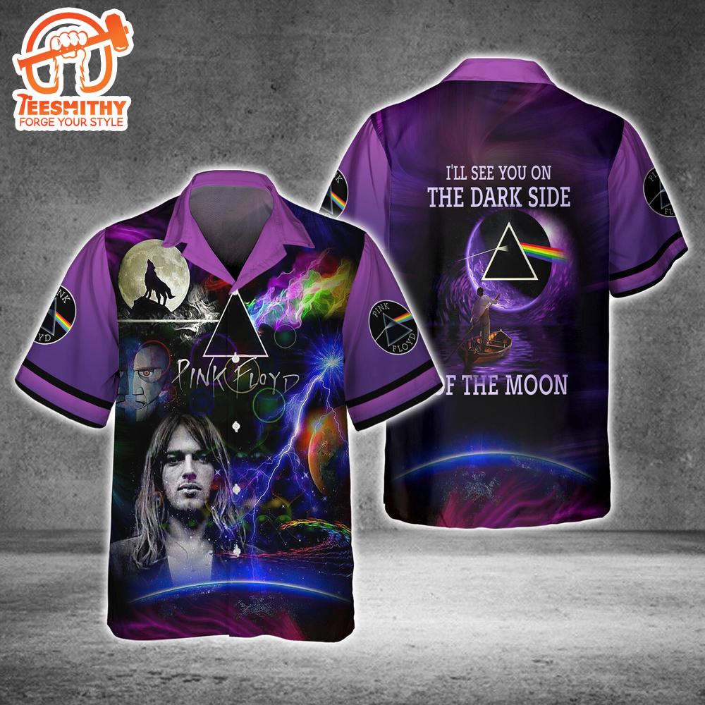 Pink Floyd Dark Side Galaxy Hawaiian Shirt