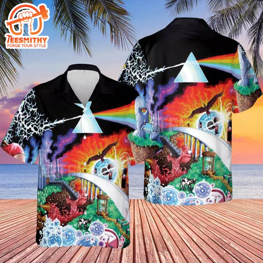 Pink Floyd Dark Side of Paradise Hawaiian Shirt