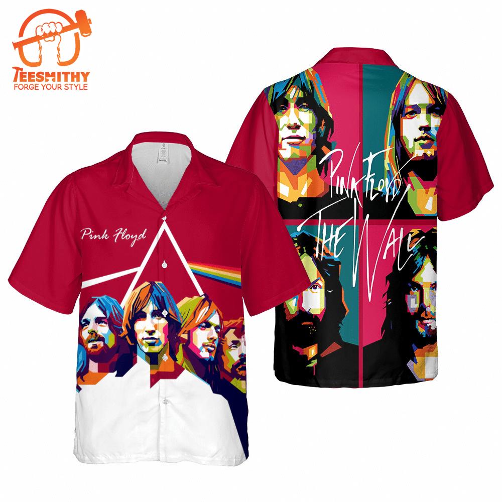 Pink Floyd Members Art Rock Band Hawaiian Shirt