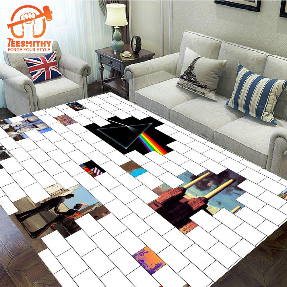 Pink Floyd Rectangular Rug Christmas For Fans