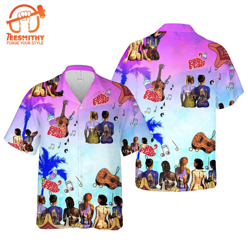 Pink Floyd Sunset Beach Hawaiian Shirt