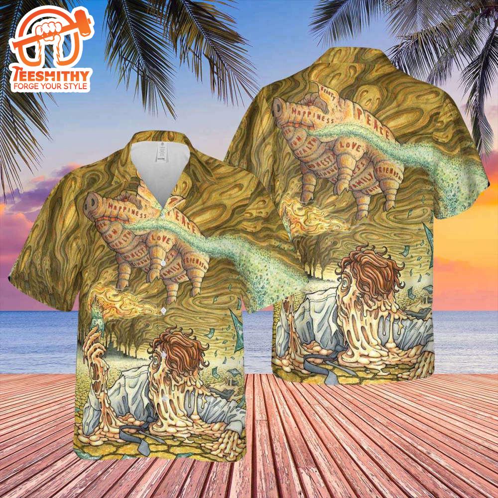 Pink Floyd Surreal Melting Reality Hawaiian Shirt