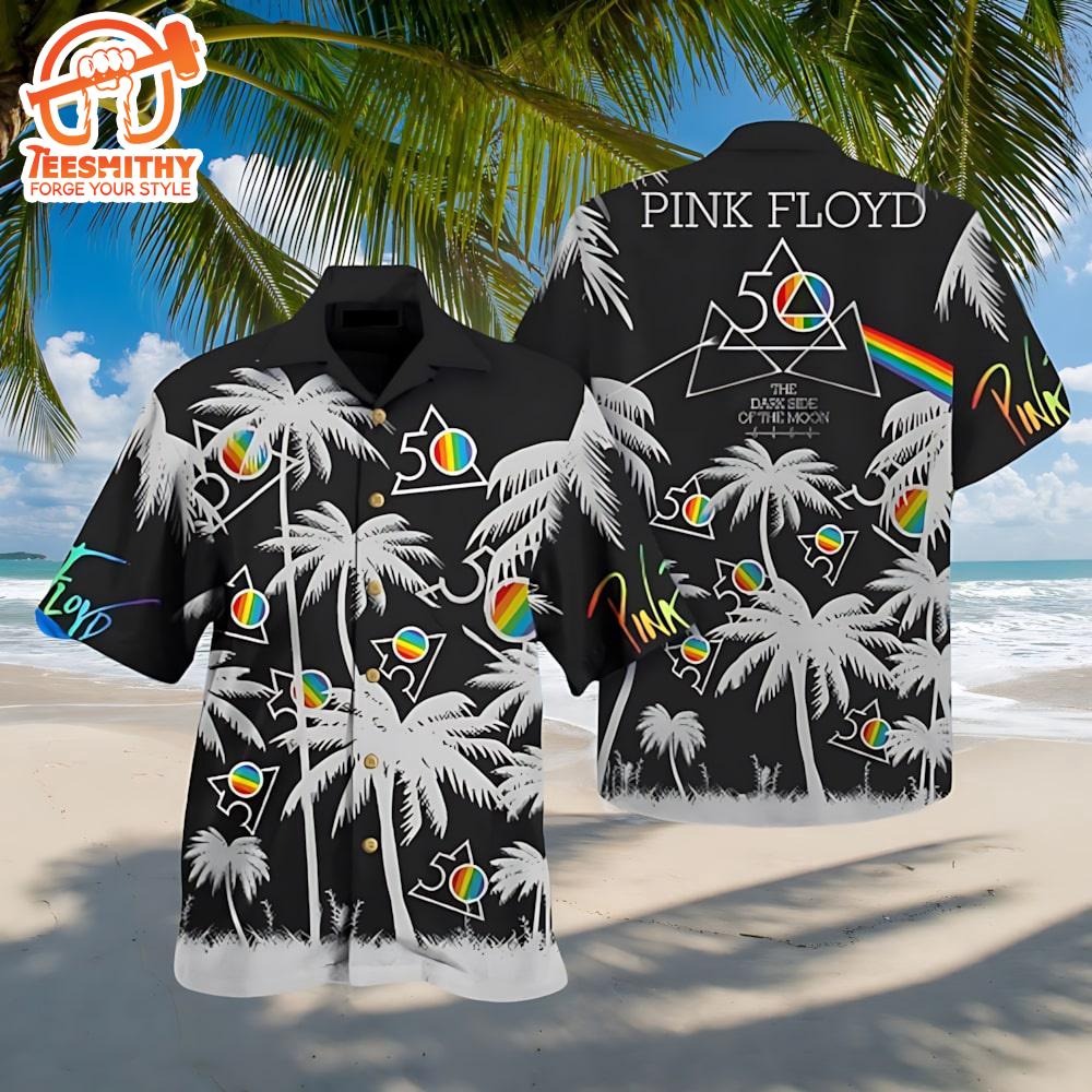 Pink Floyd The Dark Side Of The Moon 50th Anniversary Hawaiian Shirt