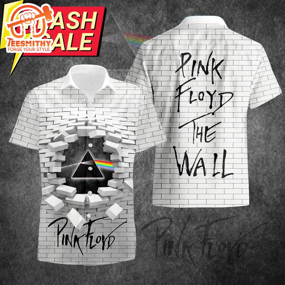 Pink Floyd The Wall White Brick Hawaiian Shirt