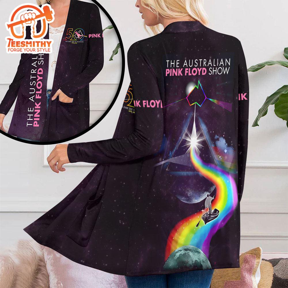 Pink Floyd Women’s Patch Pocket Cardigan For Fans