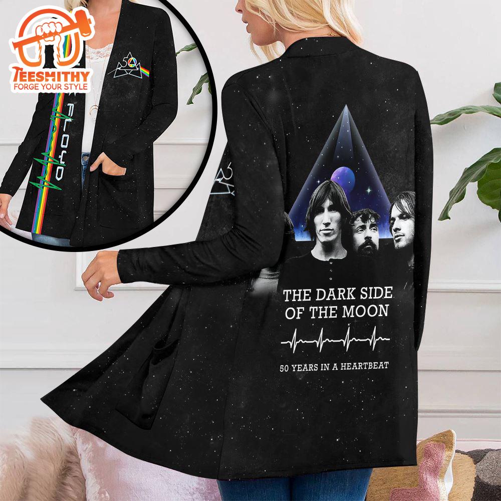 Pink Floyd Women’s Patch Pocket Cardigan For Fans