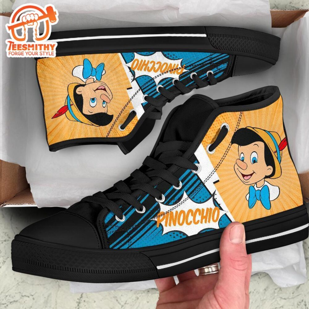 Pinocchio High Top Shoes Custom Idea