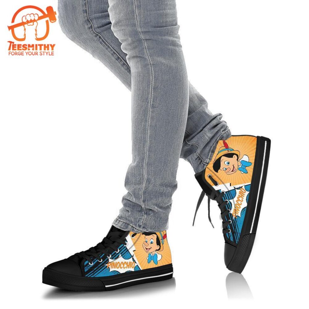 Pinocchio High Top Shoes Custom Idea