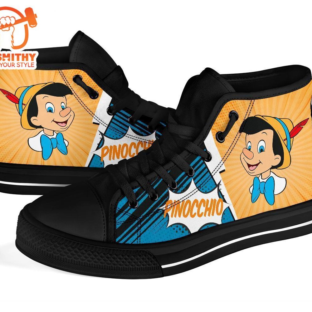 Pinocchio High Top Shoes Custom Idea