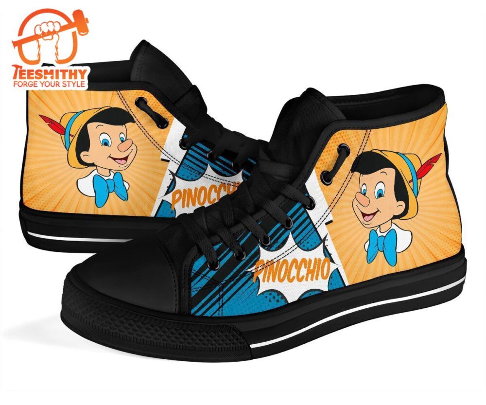 Pinocchio High Top Shoes Custom Idea