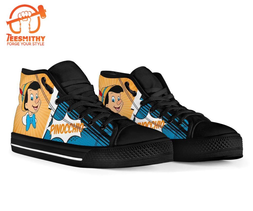 Pinocchio High Top Shoes Custom Idea