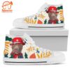 Pit Bull Dog Sneakers Bully Women High Top Shoes Funny