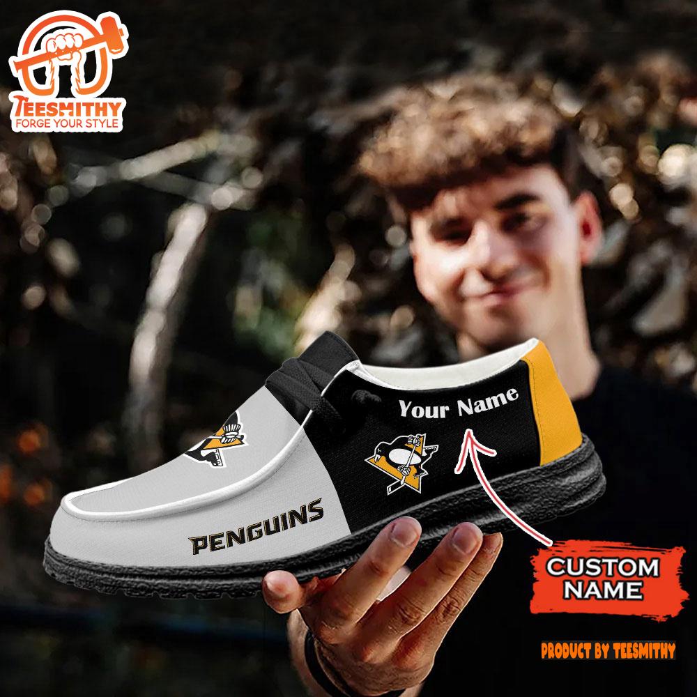 Pittsburgh Penguins NHL Hey Dude Shoes Custom Name Perfect Gift