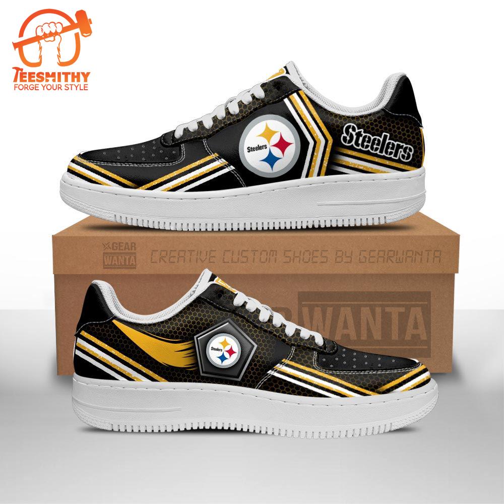 Pittsburgh Steelers Air Sneakers Custom Force Shoes For Fans  Gift For Christmas